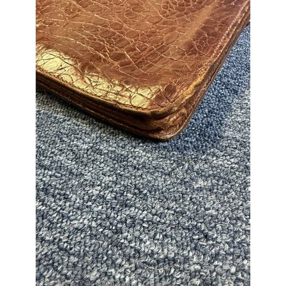 MULBERRY Vintage Brown Congo Leather Briefcase / Messenger Bag - ENGLAND - Picture 14 of 16